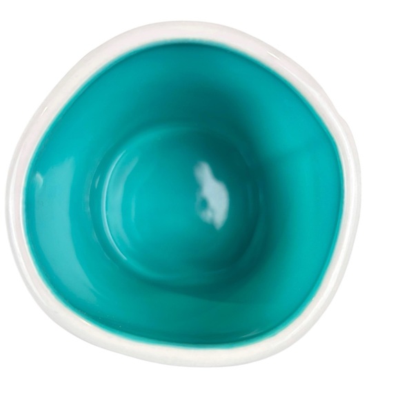 Rae Dunn “Mom’s the Best” coffee mug, tea cup, cream, teal accent Mother’s Day - Picture 7 of 7